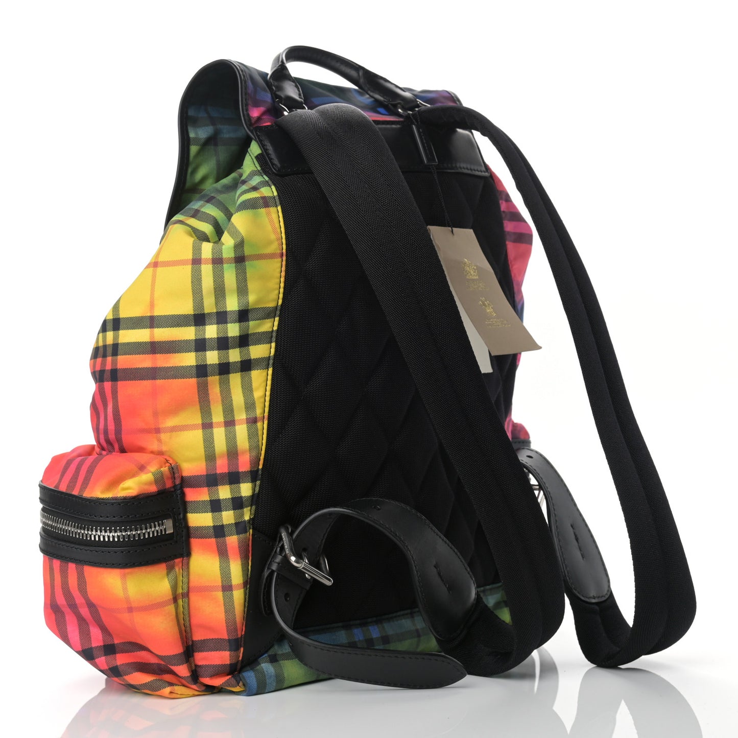 Nylon Tie Dye Large Rucksack Backpack Multicolor
