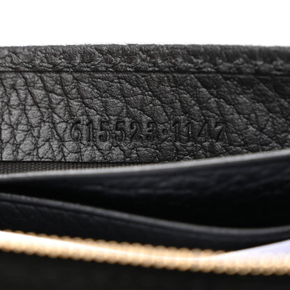 Gucci Dollar Calfskin Interlocking G Chain Wallet Black 7 of 11