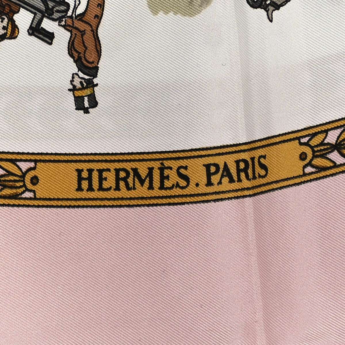 Silk La Promenade de Longchamps Scarf 90