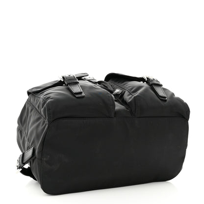 Prada Tessuto Nylon Saffiano Medium Backpack Black 5 of 10
