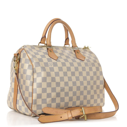 Louis Vuitton Damier Azur Speedy Bandouliere 30 3 of 14