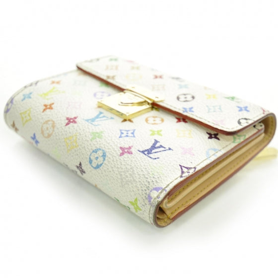 Monogram Multicolor Koala Wallet White