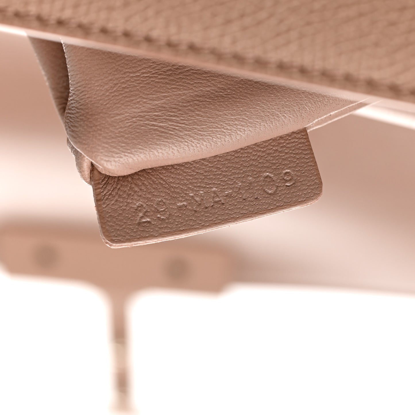 Ultra Matte Grained Calfskin 30 Montaigne Flap Bag Blush