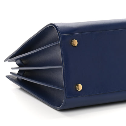 Saint Laurent Calfskin Small Sac De Jour Blue Majorelle 8 of 9