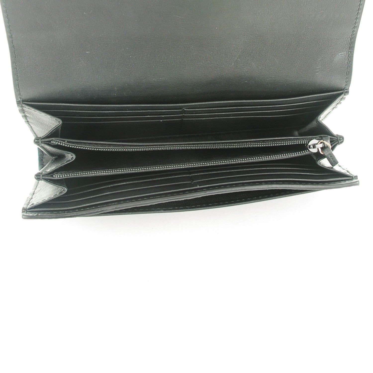 Gucci Moon Calfskin Icon Continental Wallet Black 5 of 7