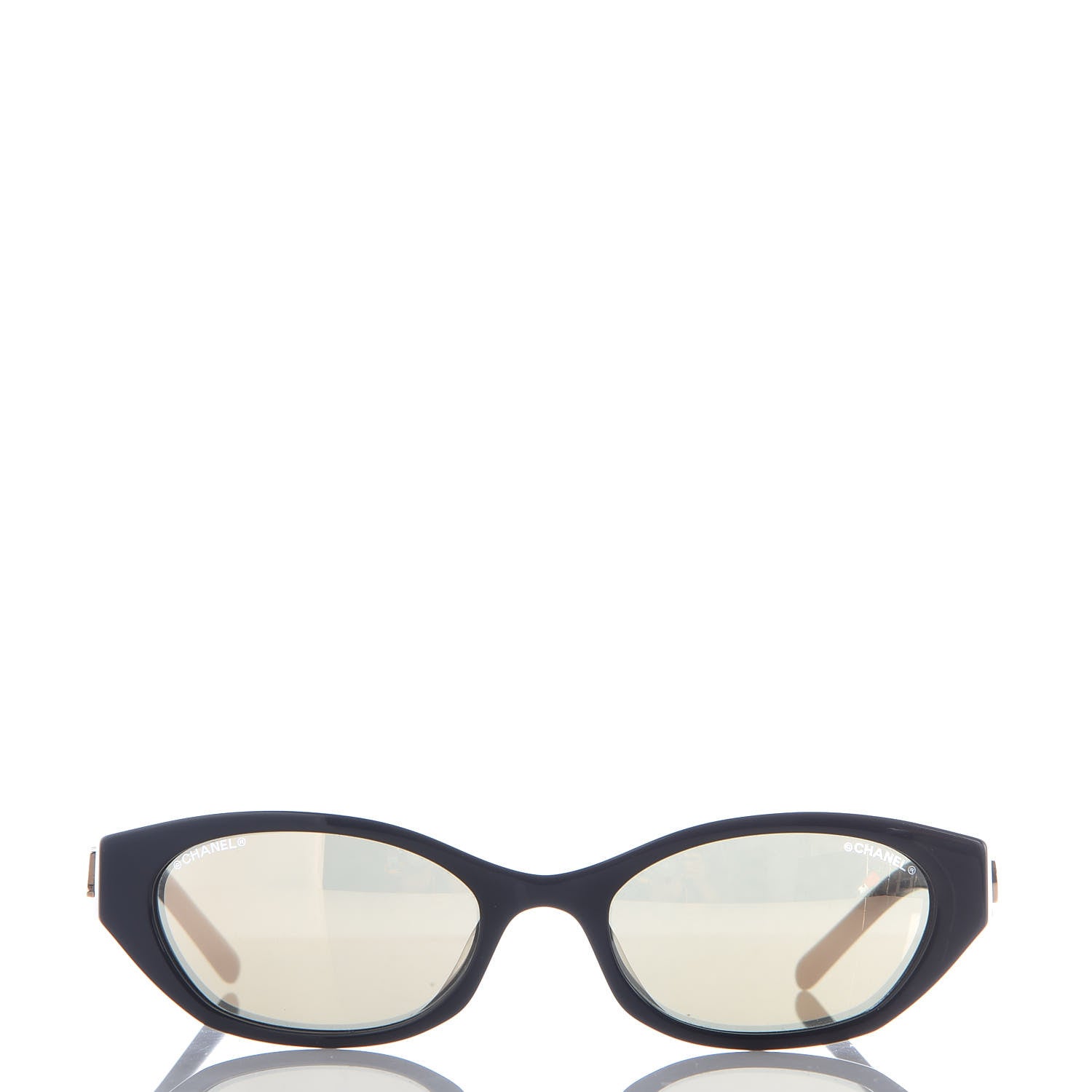 Chanel Rectangle Sunglasses 71280A Black 2 of 7