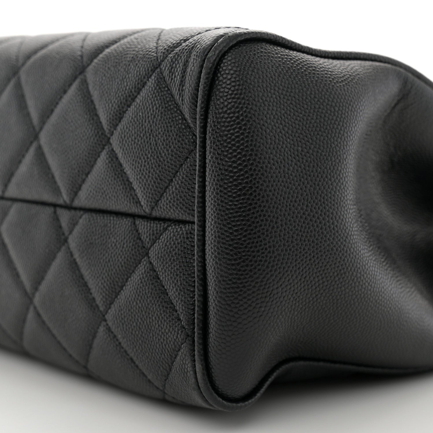 Chanel Caviar Quilted In Out Flap Shopping Tote Black 12 of 13