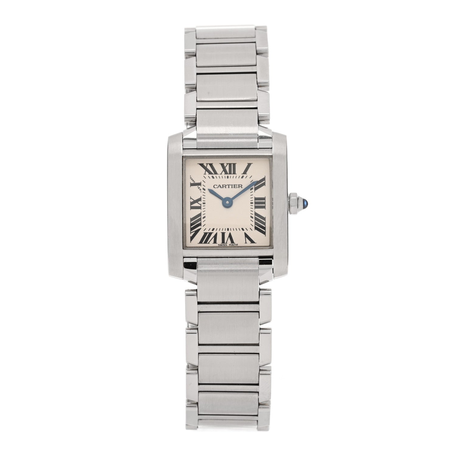 Cartier Stainless Steel 20mm Tank Francaise Quartz Watch 1 of 5
