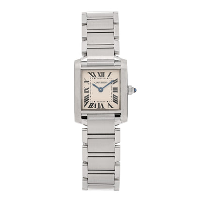 Cartier Stainless Steel 20mm Tank Francaise Quartz Watch 1 of 5