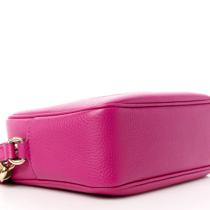 Gucci Cellarius Calfskin Small Soho Disco Bag Bright Bouganville 10 of 11