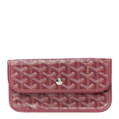 Goyard Goyardine Saint Louis Pouch Burgundy 1 of 7
