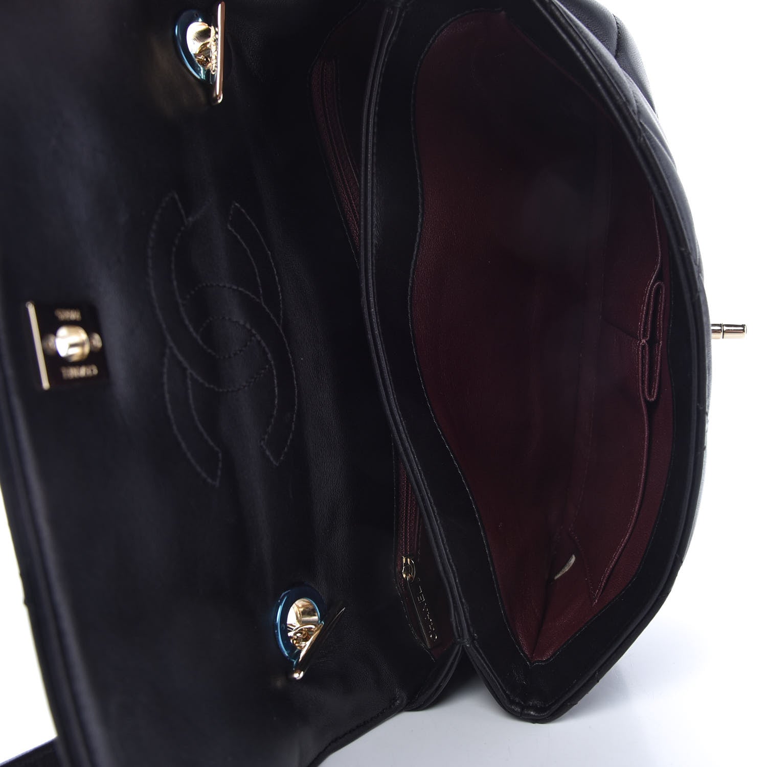 Chanel Lambskin Quilted Medium Trendy CC Flap Black 5 of 11