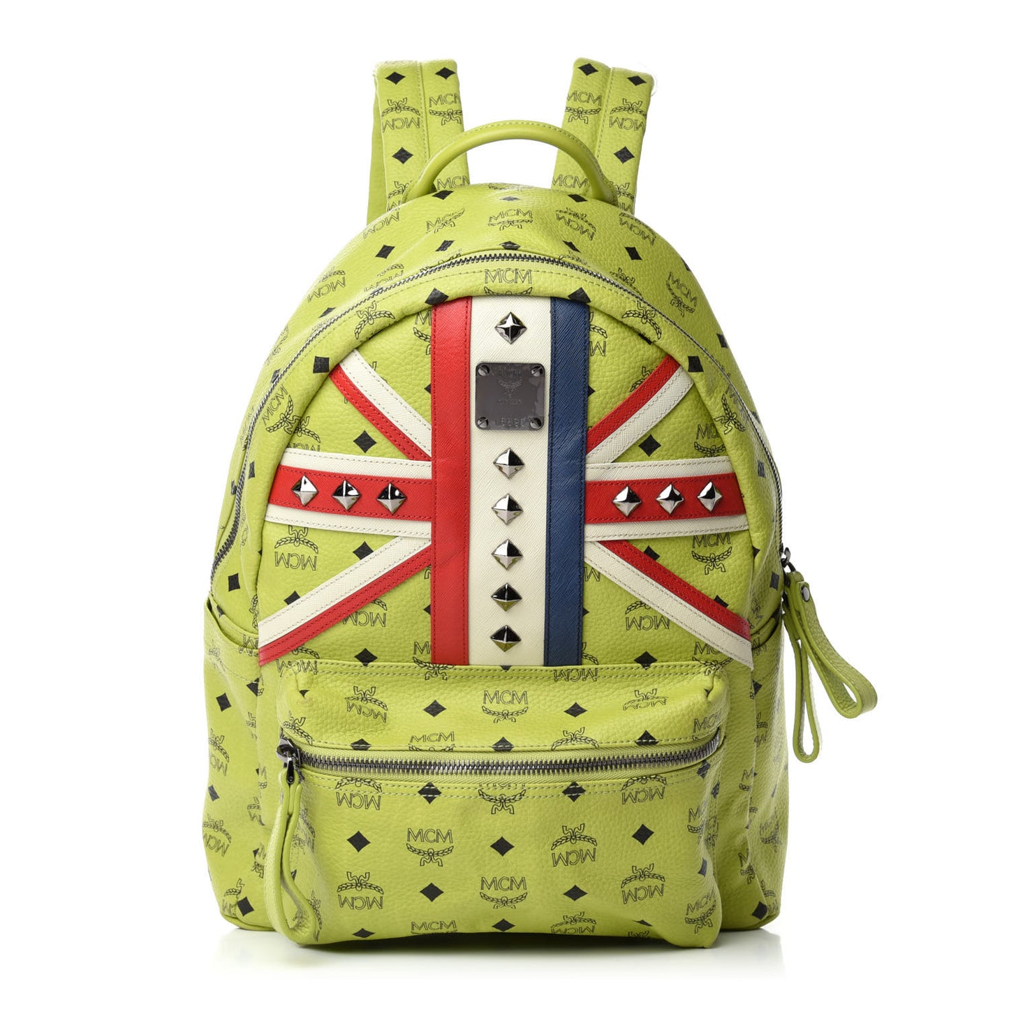 Visetos Studded Medium Stark London Olympic Backpack Green