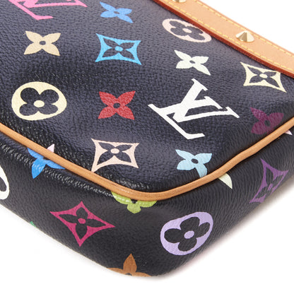 Louis Vuitton Monogram Multicolor Pochette Accessories Black 5 of 9