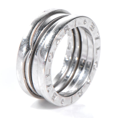 Bulgari BVLGARI 18k White Gold B.Zero1 Three Band Ring size 4 3 of 5