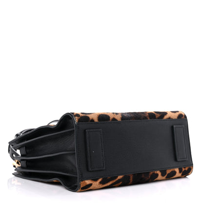 Saint Laurent Pony Effect Calfskin Leopard Print Baby Supple Sac De Jour 4 of 12