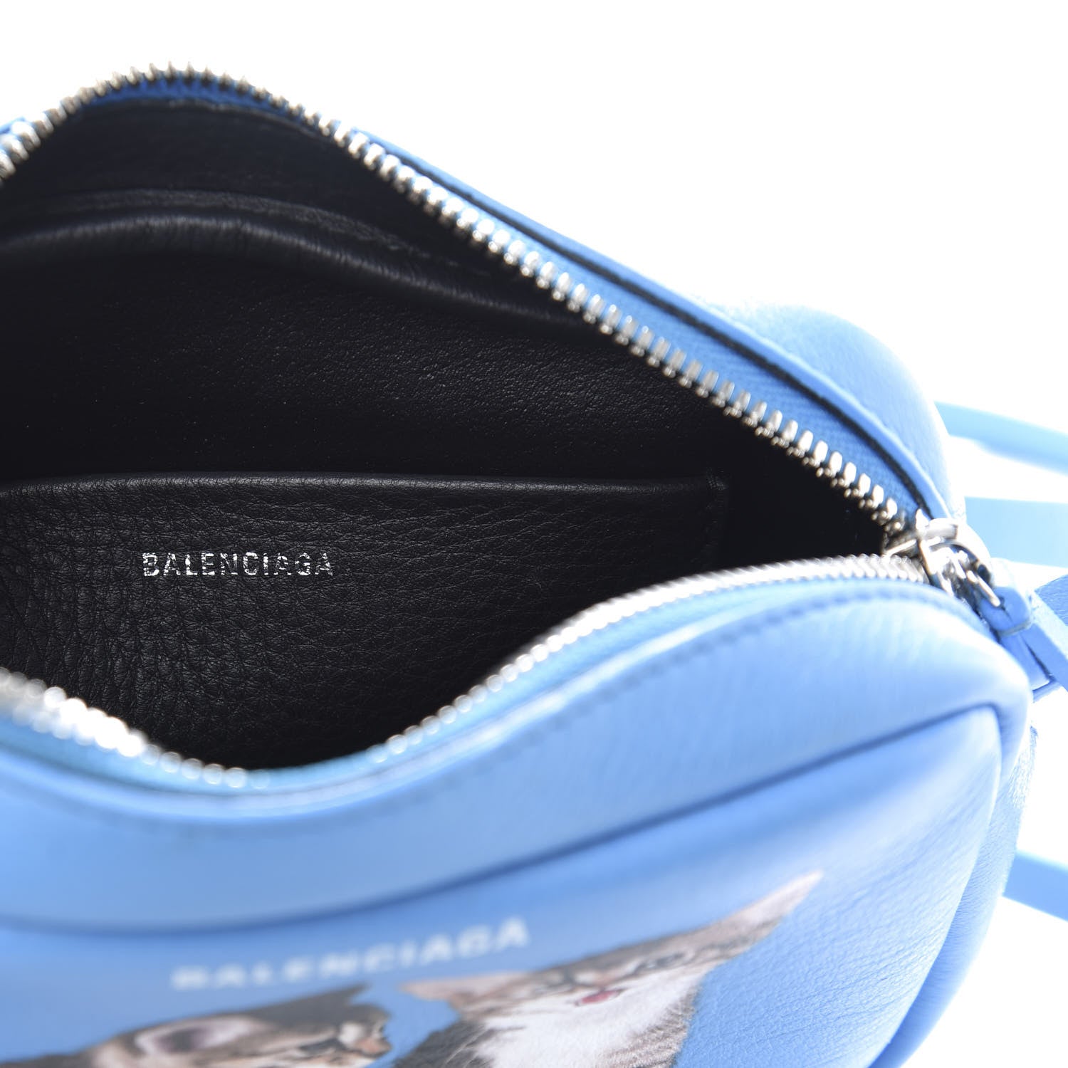Balenciaga Calfskin XS Everyday Kittens Camera Bag Bleu 8 of 10