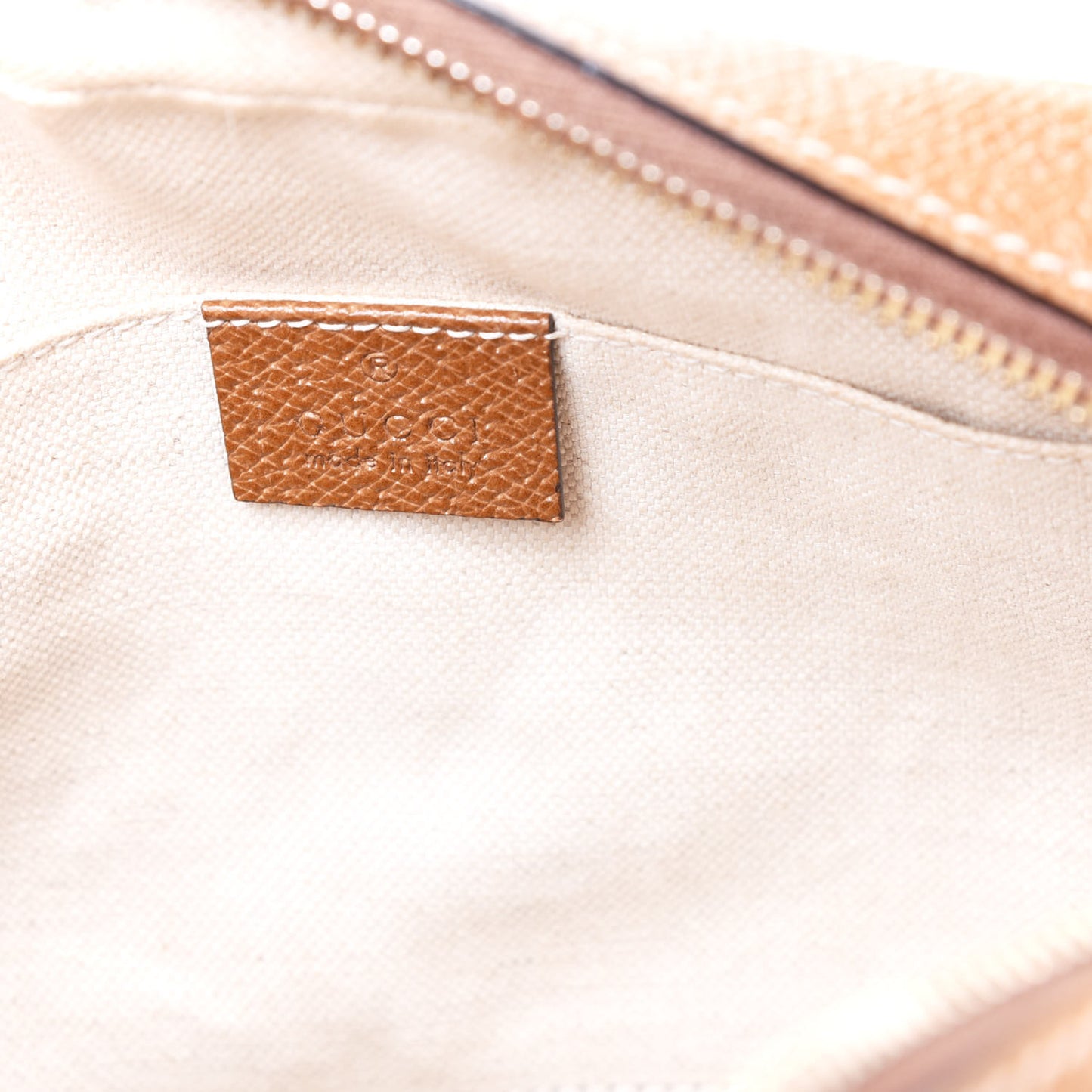 Monogram Mini Bree Messenger Bag Beige Tabacco
