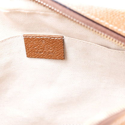 Gucci Monogram Mini Bree Messenger Bag Beige Tabacco 9 of 12