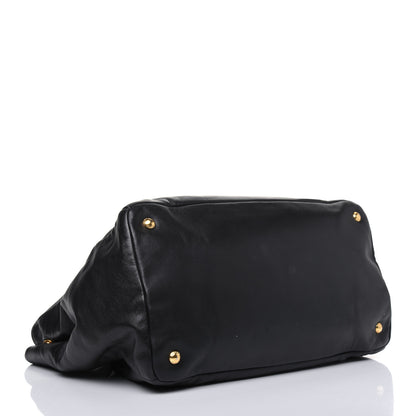 Prada Soft Calf Tote Black 5 of 25