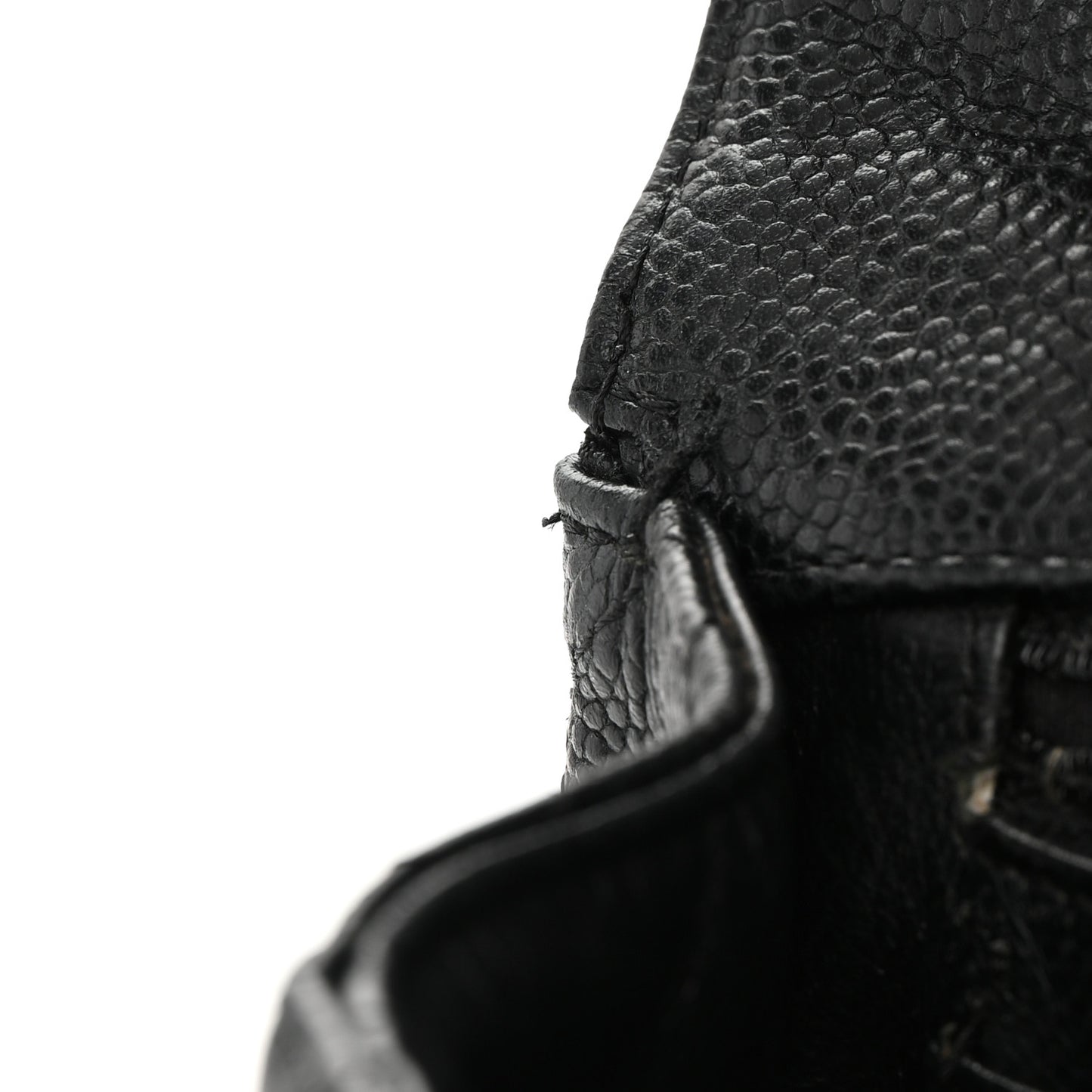 Caviar Quilted Jumbo Single Flap Black