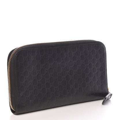 Gucci Microguccissima Zip Around Wallet Black 3 of 10