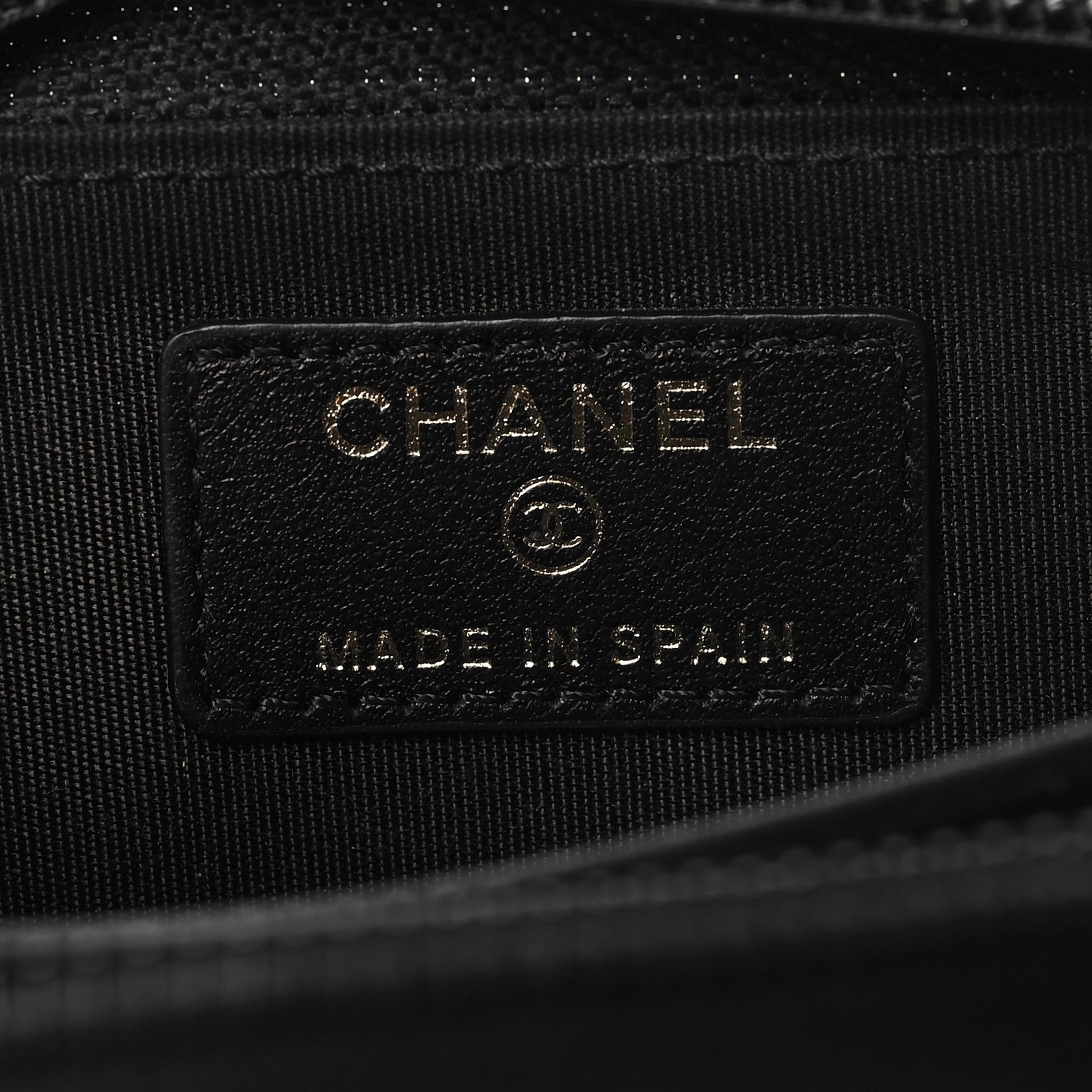 Chanel Caviar Quilted Boy Zip Around Coin Purse Wallet Black 6 of 8
