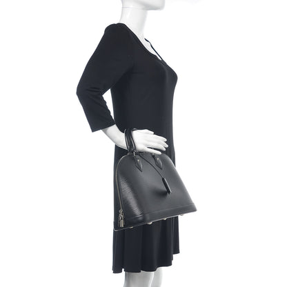 Louis Vuitton Epi Alma PM Black 2 of 13