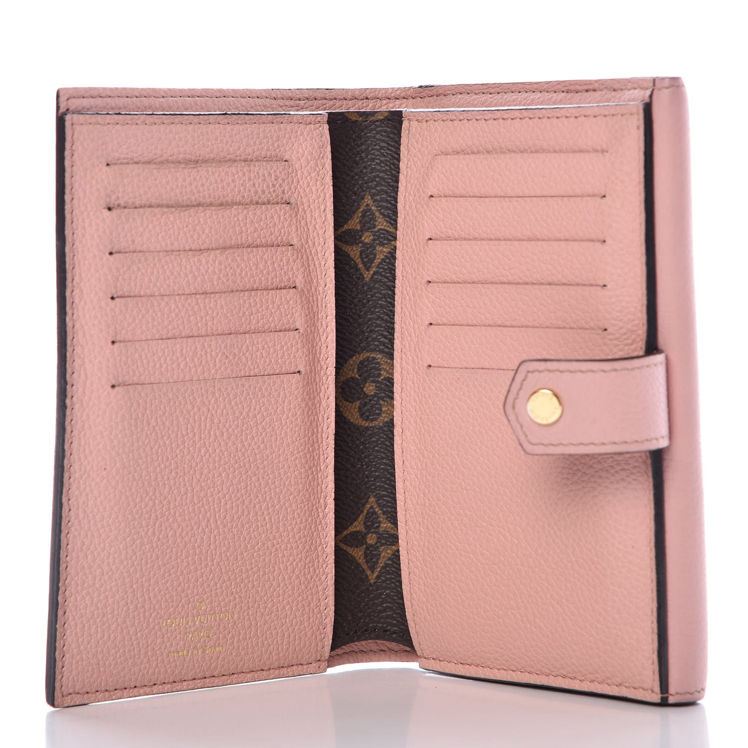 Louis Vuitton Monogram Pallas Compact Wallet Rose Poudre 6 of 11