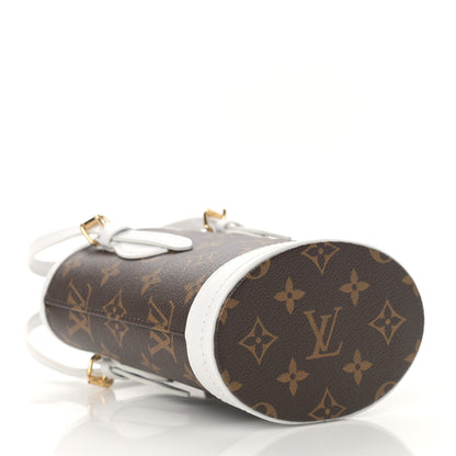 Louis Vuitton Monogram LV Match Nano Bucket Bag White 5 of 13