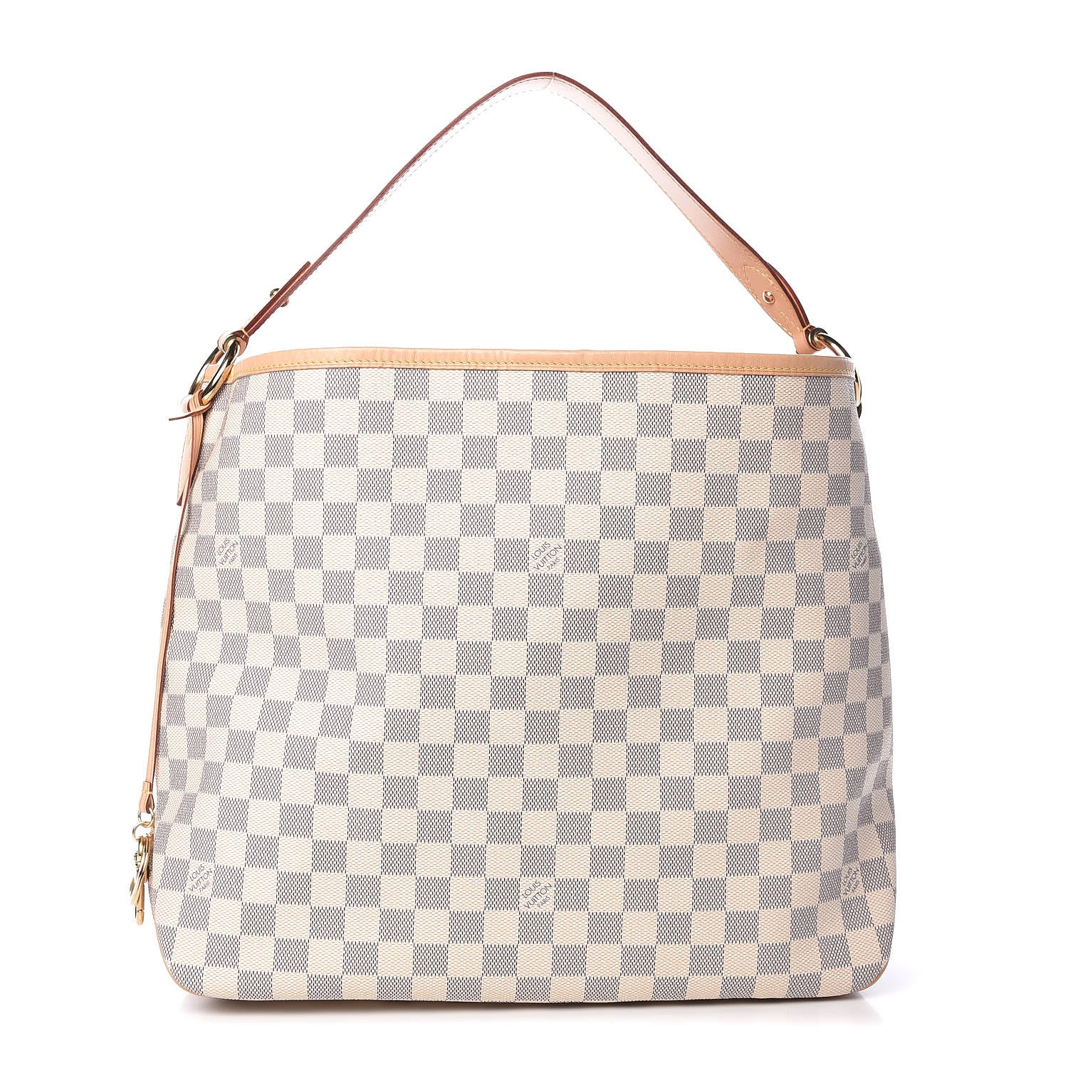 Louis Vuitton Damier Azur Delightful MM Rose Ballerine 1 of 10
