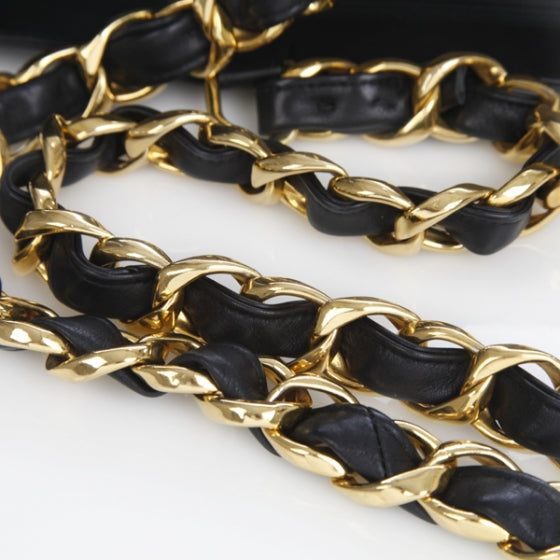 Chanel Lambskin Jumbo Shoulder Bag Black 5 of 10