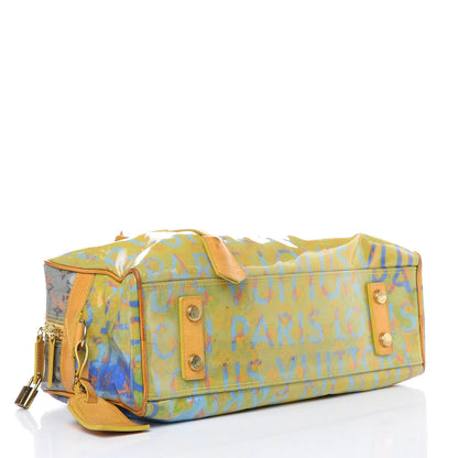 Louis Vuitton Monogram Pulp Defile Weekender PM Yellow 4 of 16