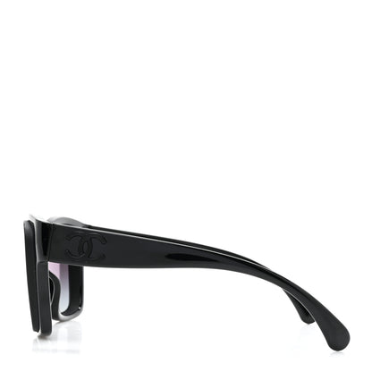 Chanel Acetate CC Butterfly Sunglasses 71382 Black 3 of 8