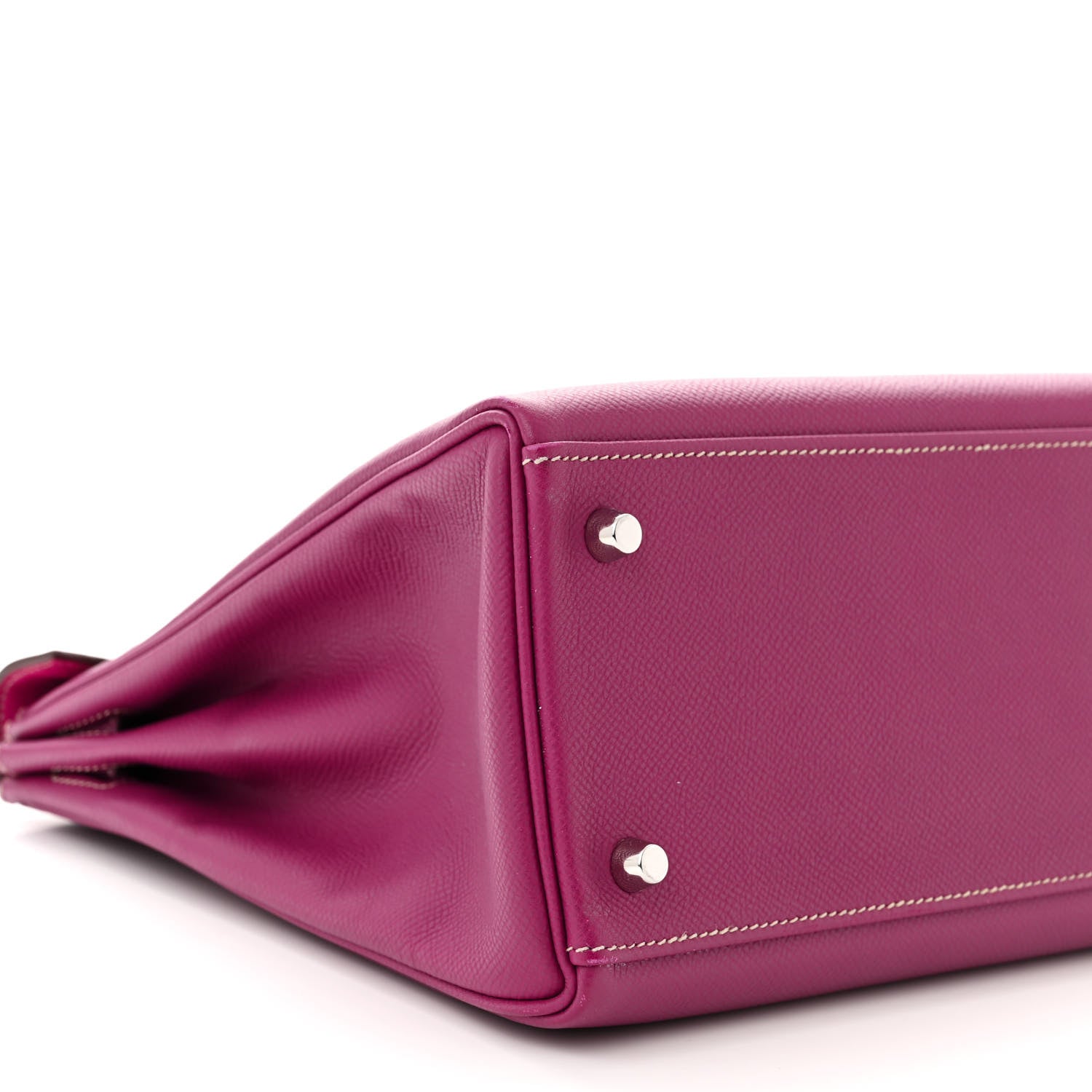 Hermes Epsom Candy Kelly Retourne 32 Tosca Rose Tyrien 9 of 11