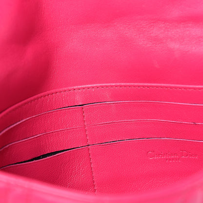 Christian Dior Lambskin Cannage New Lock Pouch Fuchsia 10 of 17