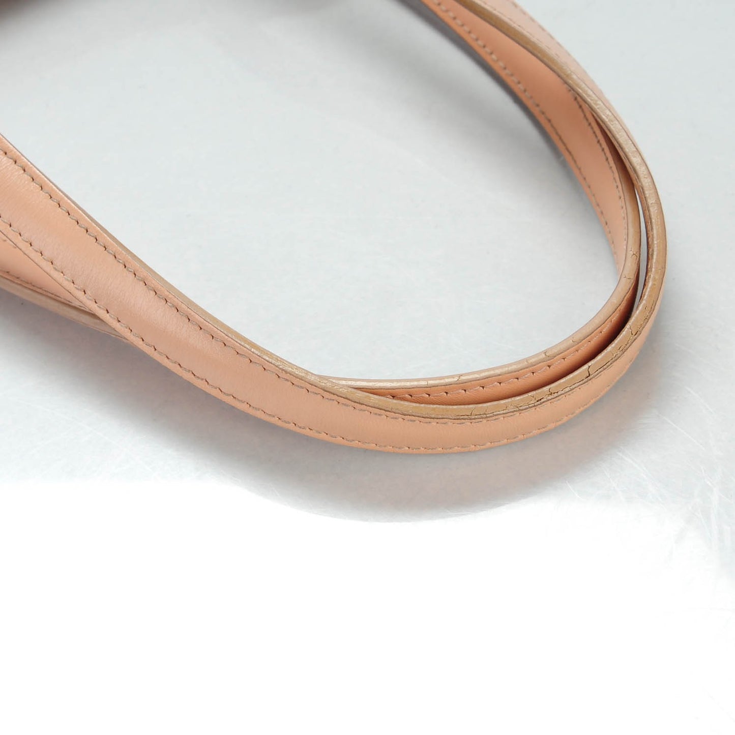 Coated Canvas Cannage Medium Panarea Tote Rosato