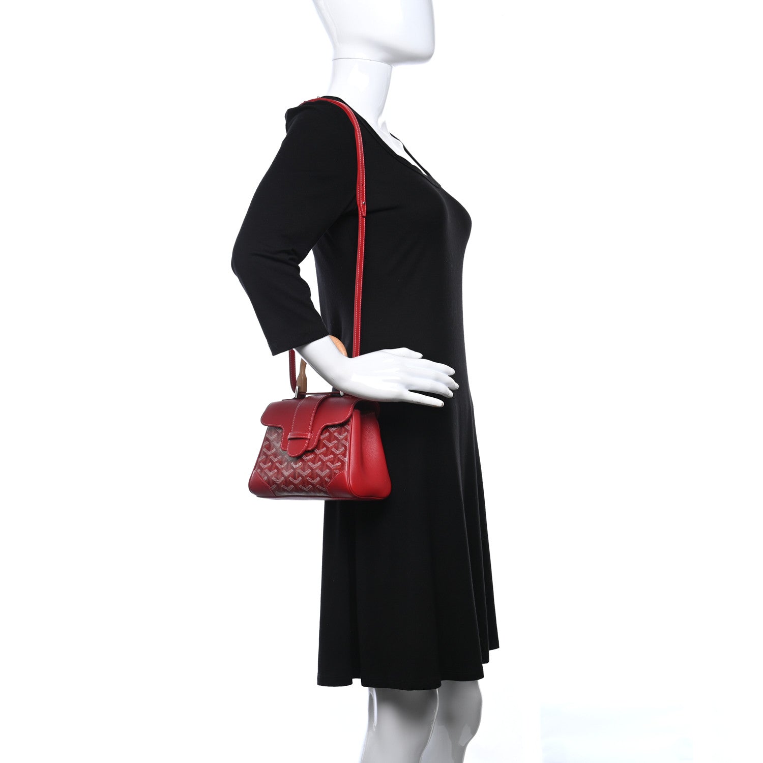 Goyard Goyardine Saigon Mini Red 2 of 9