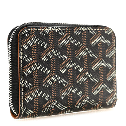 Goyard Goyardine Matignon PM Wallet Black Gold 3 of 9