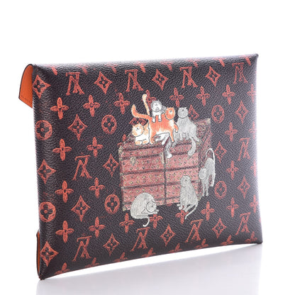 Louis Vuitton Catogram Kirigami Pochette Set Marron White Black 5 of 22