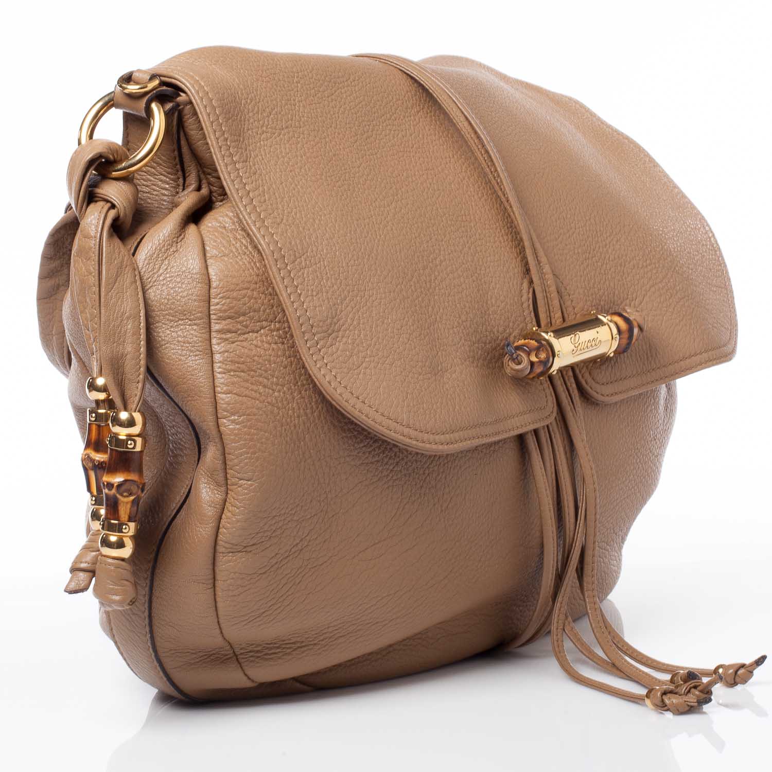 Gucci Leather Large Jungle Shoulder Bag 4 of 10