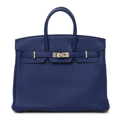 Hermes Togo Birkin 25 Bleu Encre 1 of 10