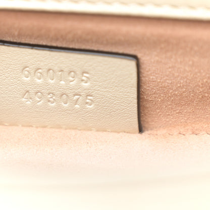 Gucci Wonka Grain Calfskin Small Diana Tote Bag Mystic White Orange Fluo 7 of 12