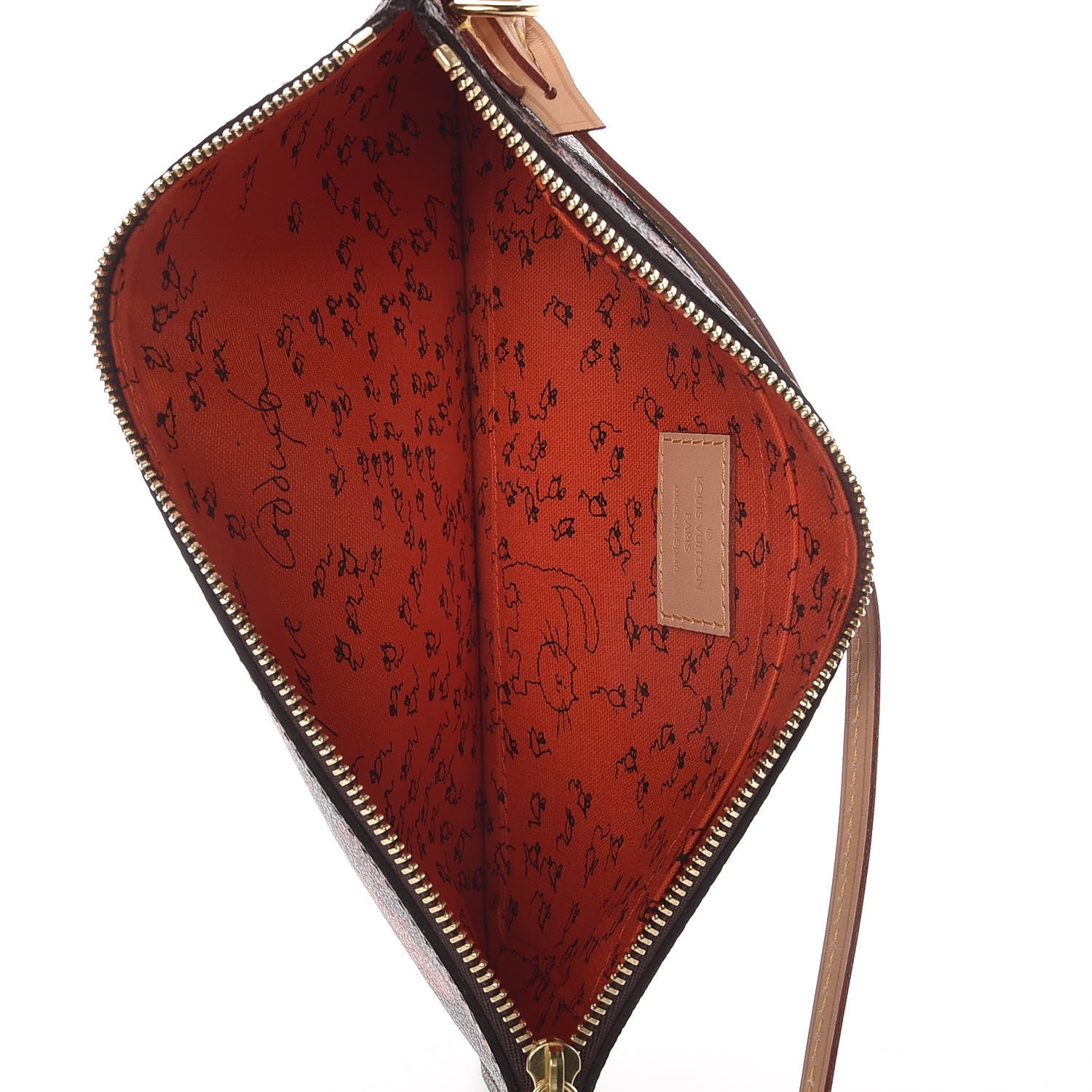Louis Vuitton Catogram Neverfull MM Marron 7 of 10