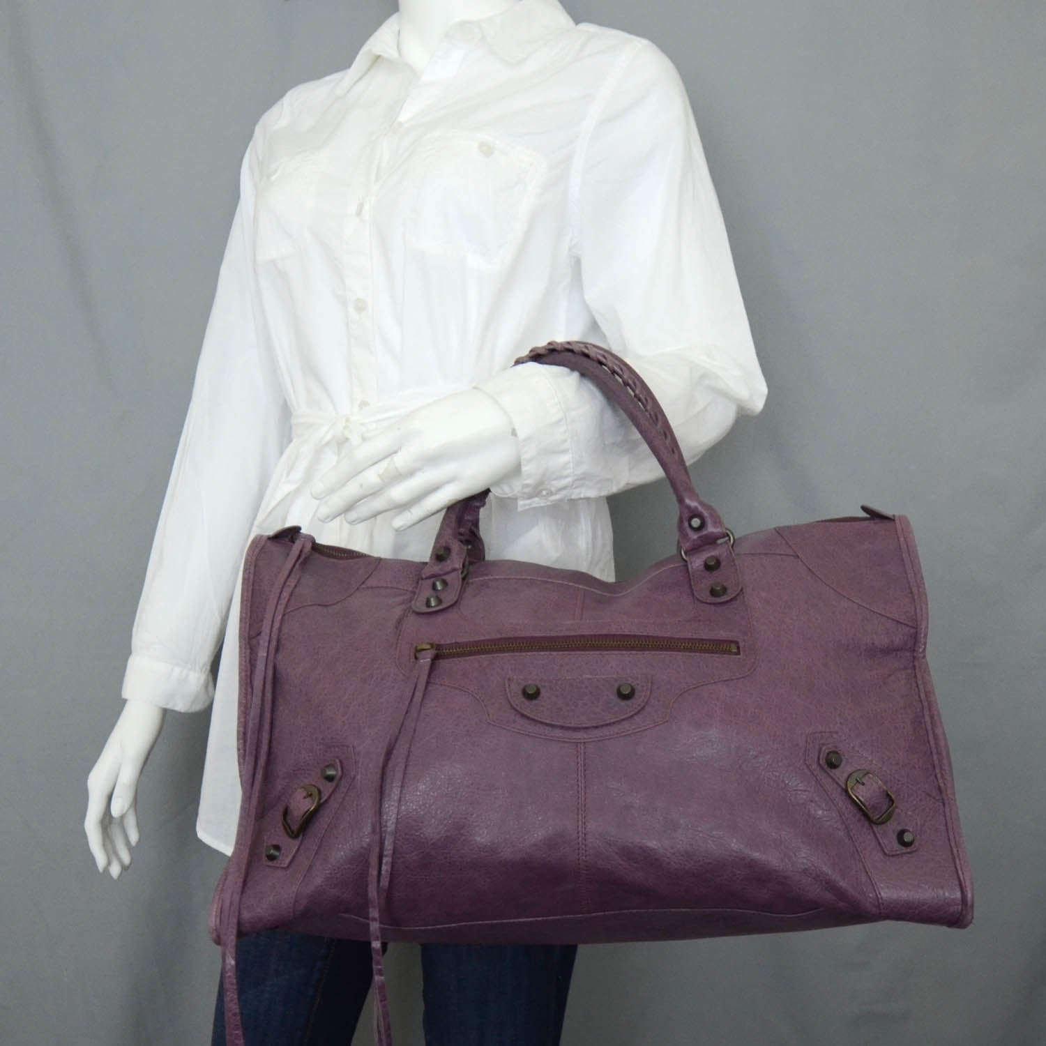 Balenciaga Agneau Work Murier 2 of 9