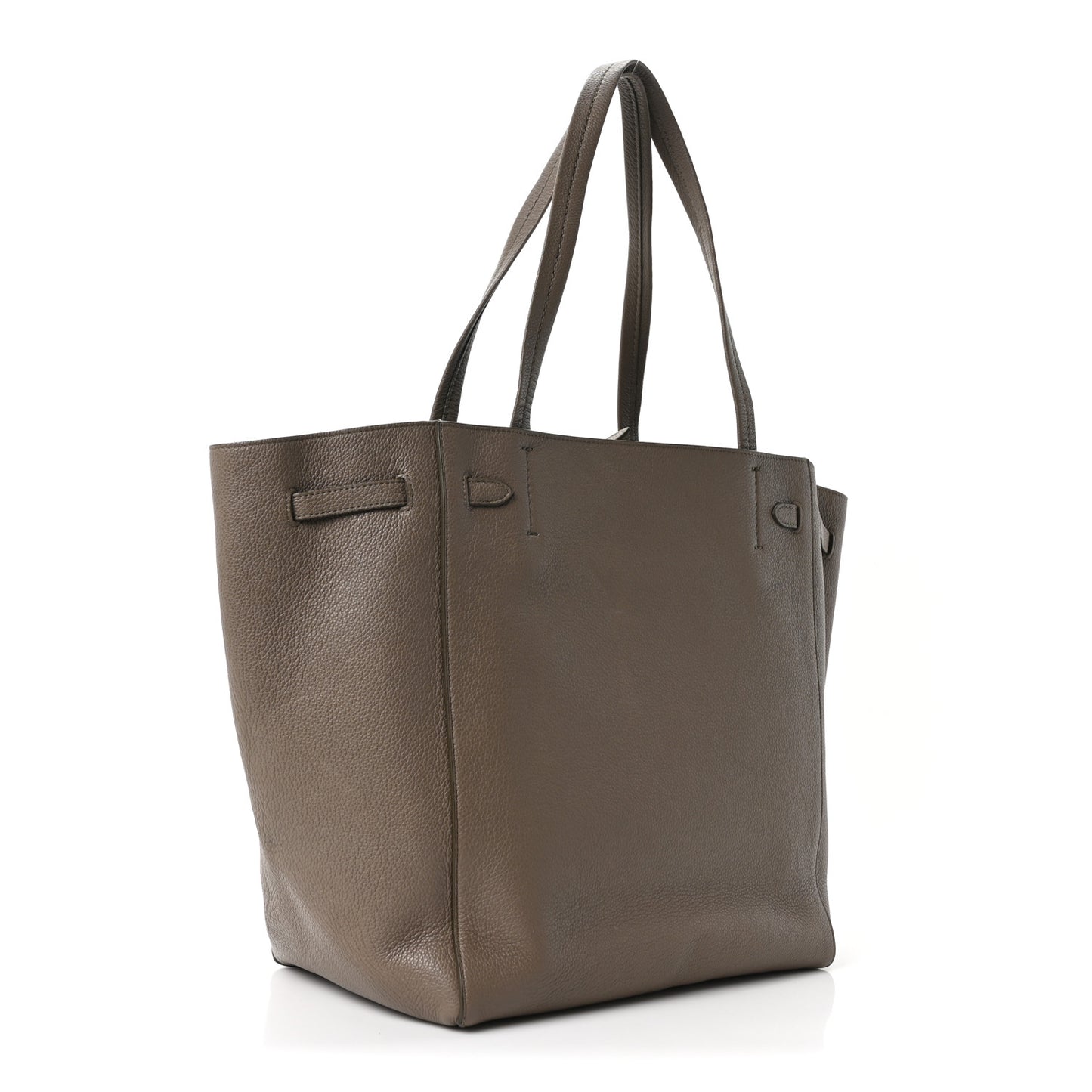 Soft Grained Calfskin Small Belt Cabas Phantom Taupe