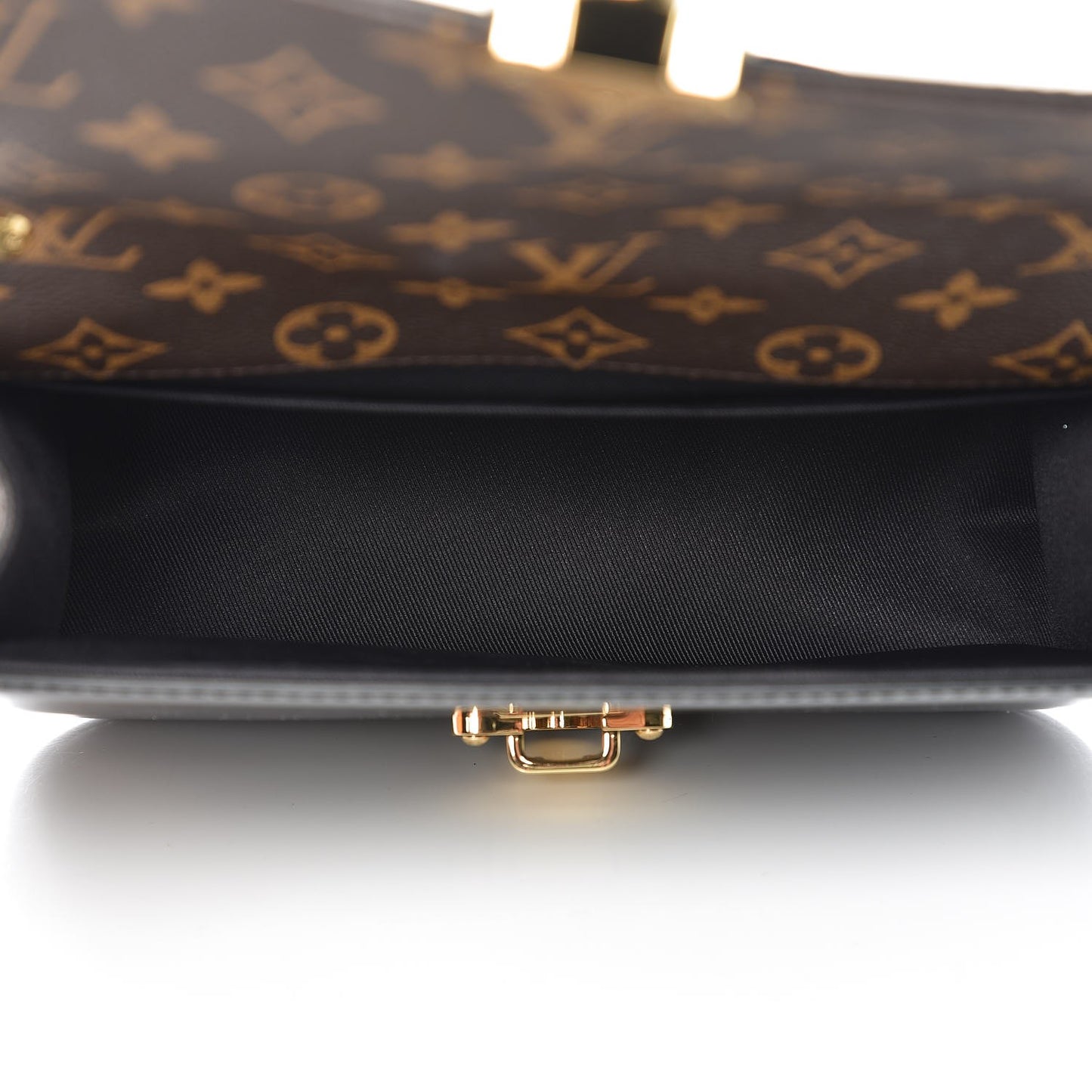 Patent Calfskin Monogram Cherrywood BB Black