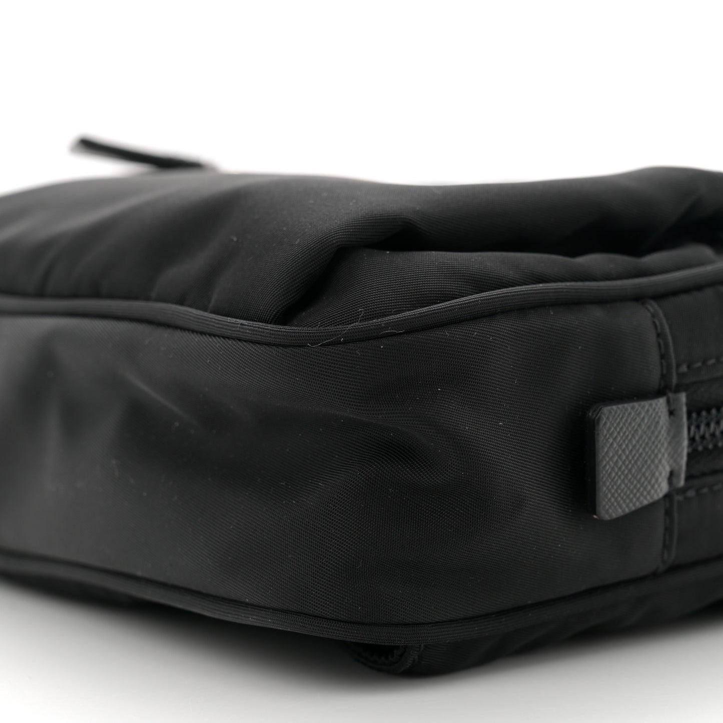 Re-Nylon Saffiano Belt Bag Black