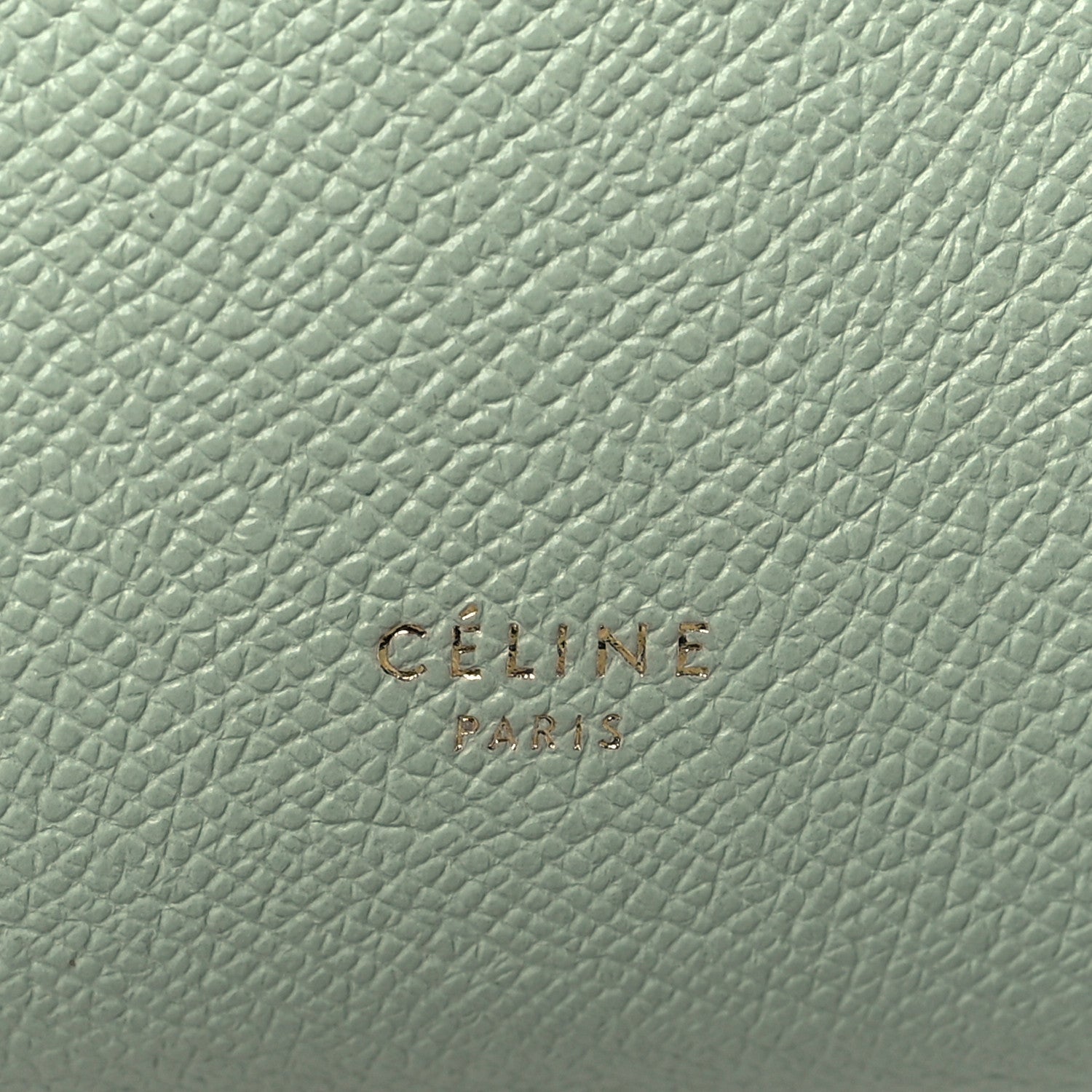 Celine Grained Calfskin Nano Belt Bag Pastel Green 6 of 10