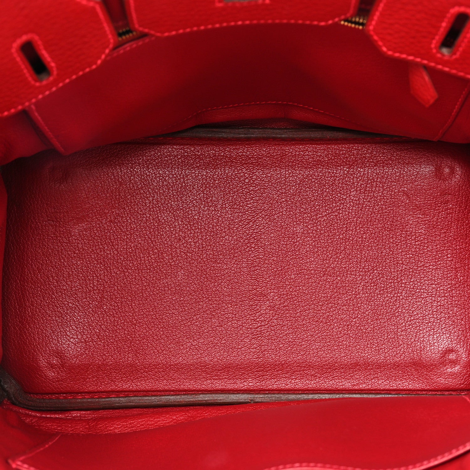 Hermes Taurillon Clemence Birkin 30 Rouge Vif 5 of 16
